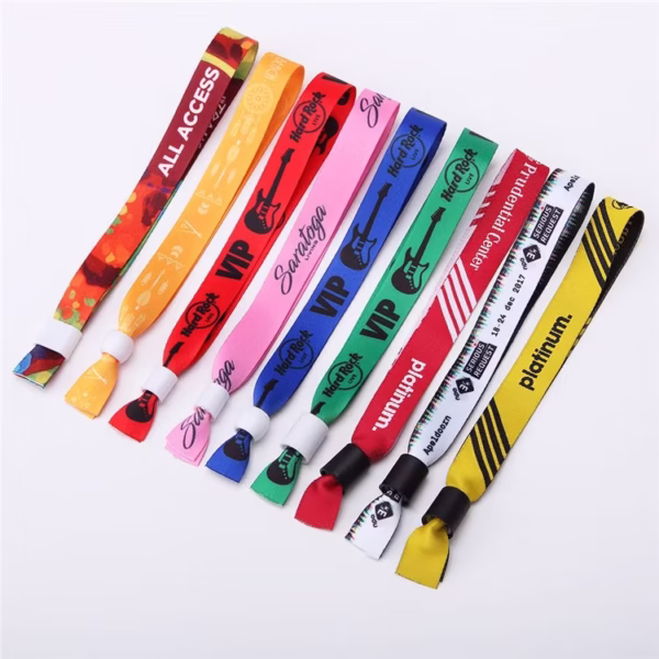 printed fabric wristbands