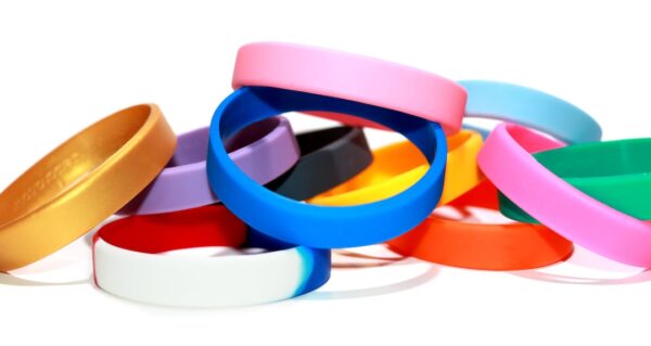 plain silicone wristbands
